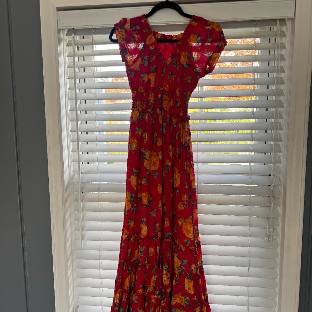 EUC Betsy Johnson Maxi Dress XS
